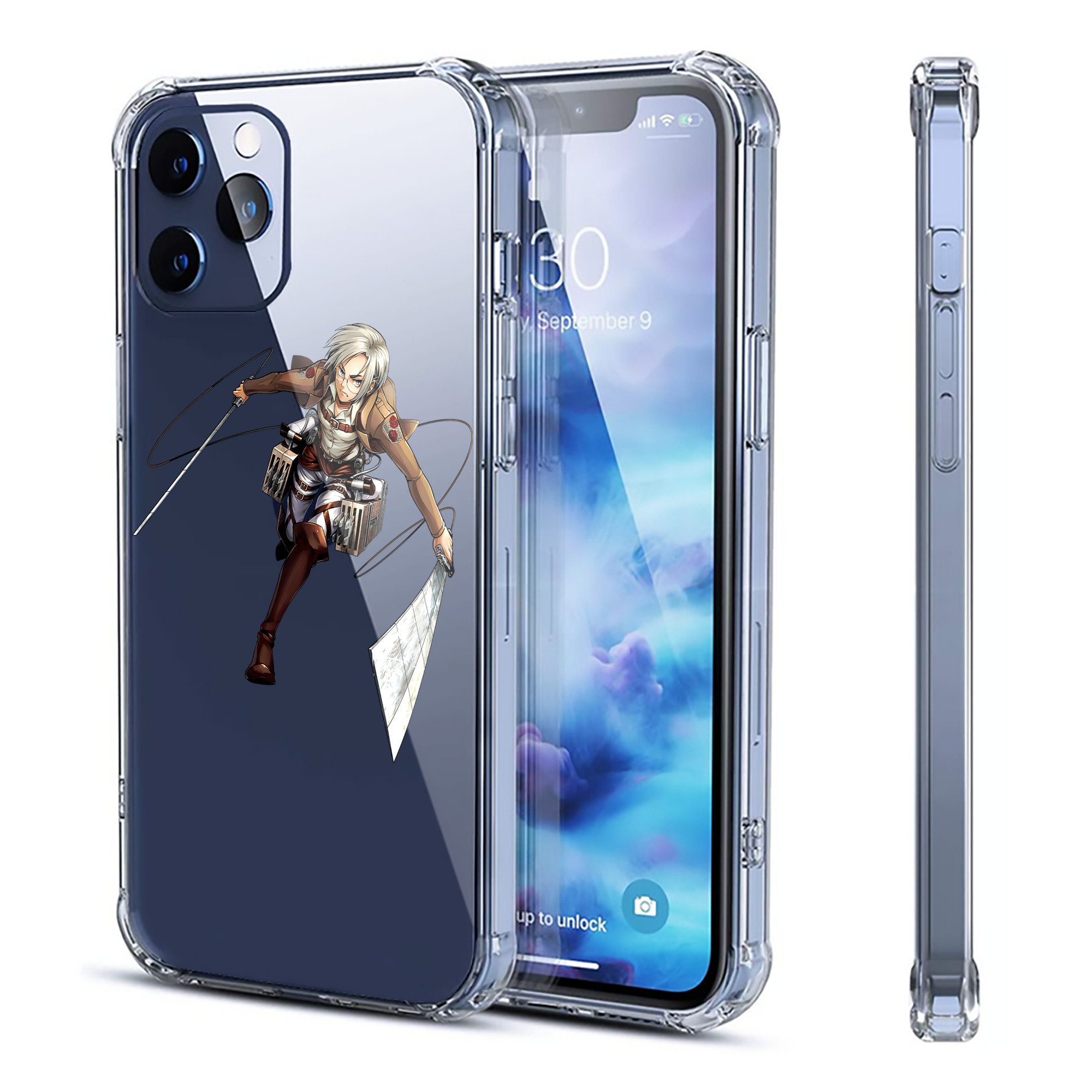 （画像用）  【iPhone 12シリーズ対応】透明スマホケース（クリアソフトケース）